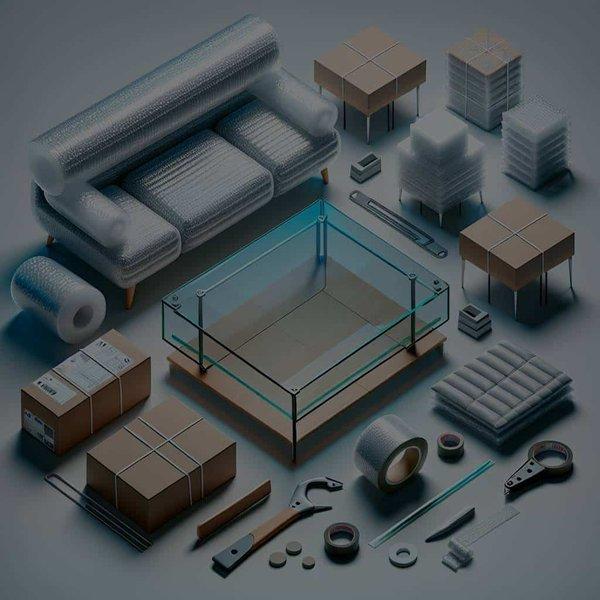 Quels types de renforcements utiliser pour déménager des meubles en verre design ?